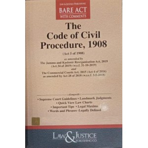 Law & Justice Publishing Co's The Code of Civil Procedure, 1908 Bare Act 2024
